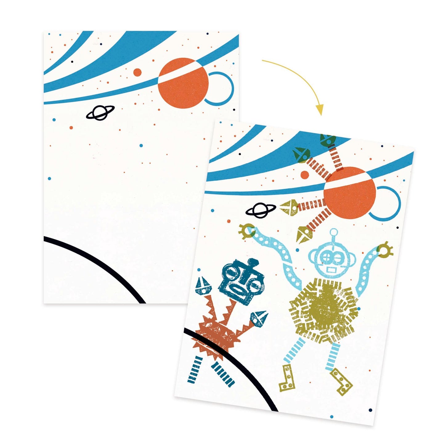 Alien Robots | Creativity Stamp Set for Kids