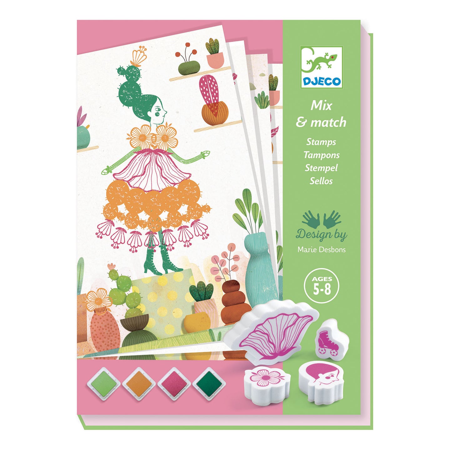 Flower Girls | Creativity Stamp Set for Kids