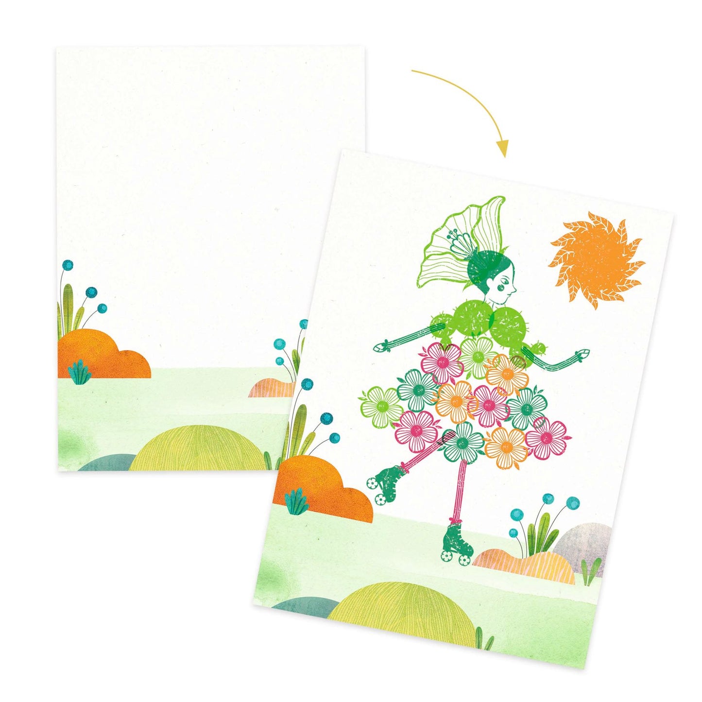 Flower Girls | Creativity Stamp Set for Kids