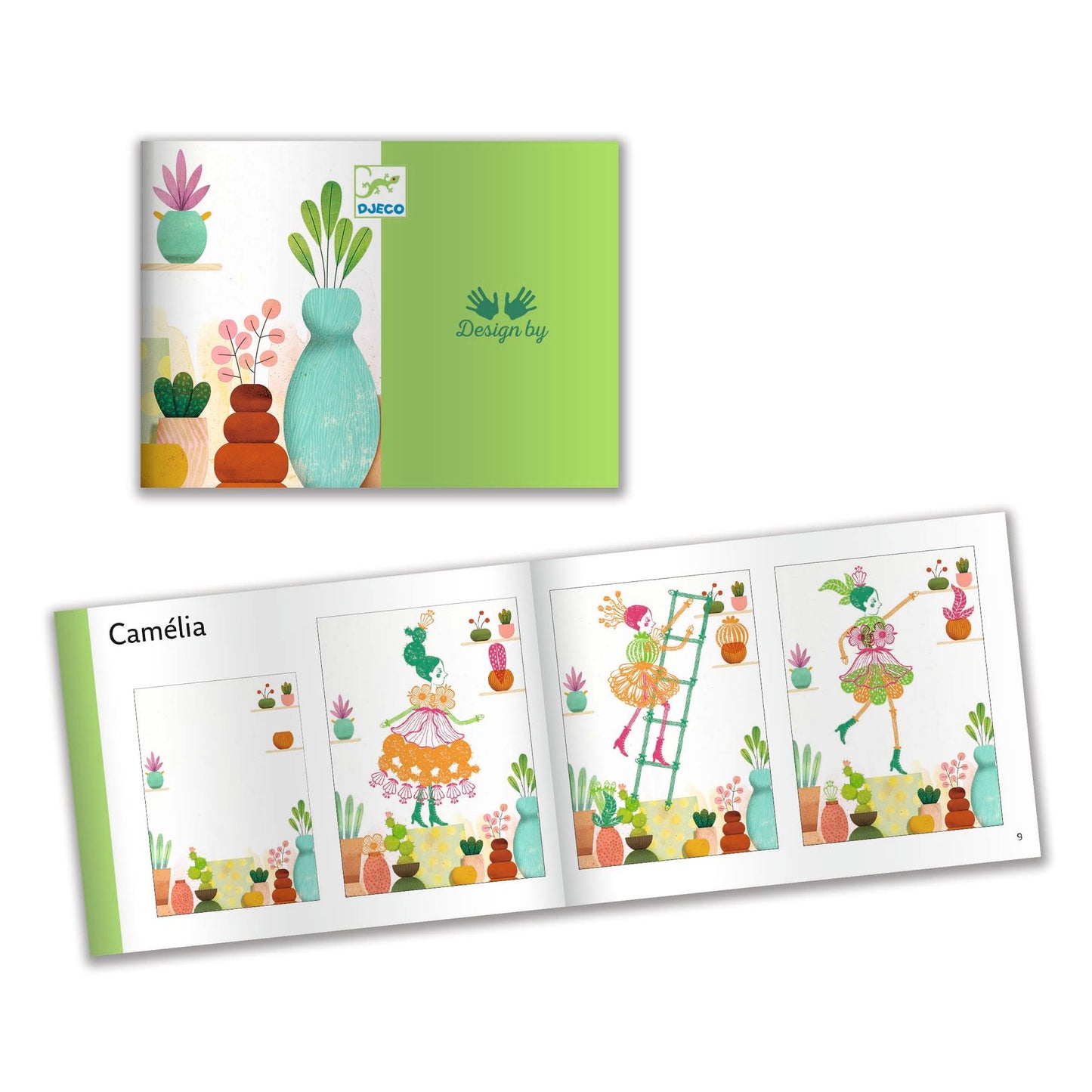 Flower Girls | Creativity Stamp Set for Kids