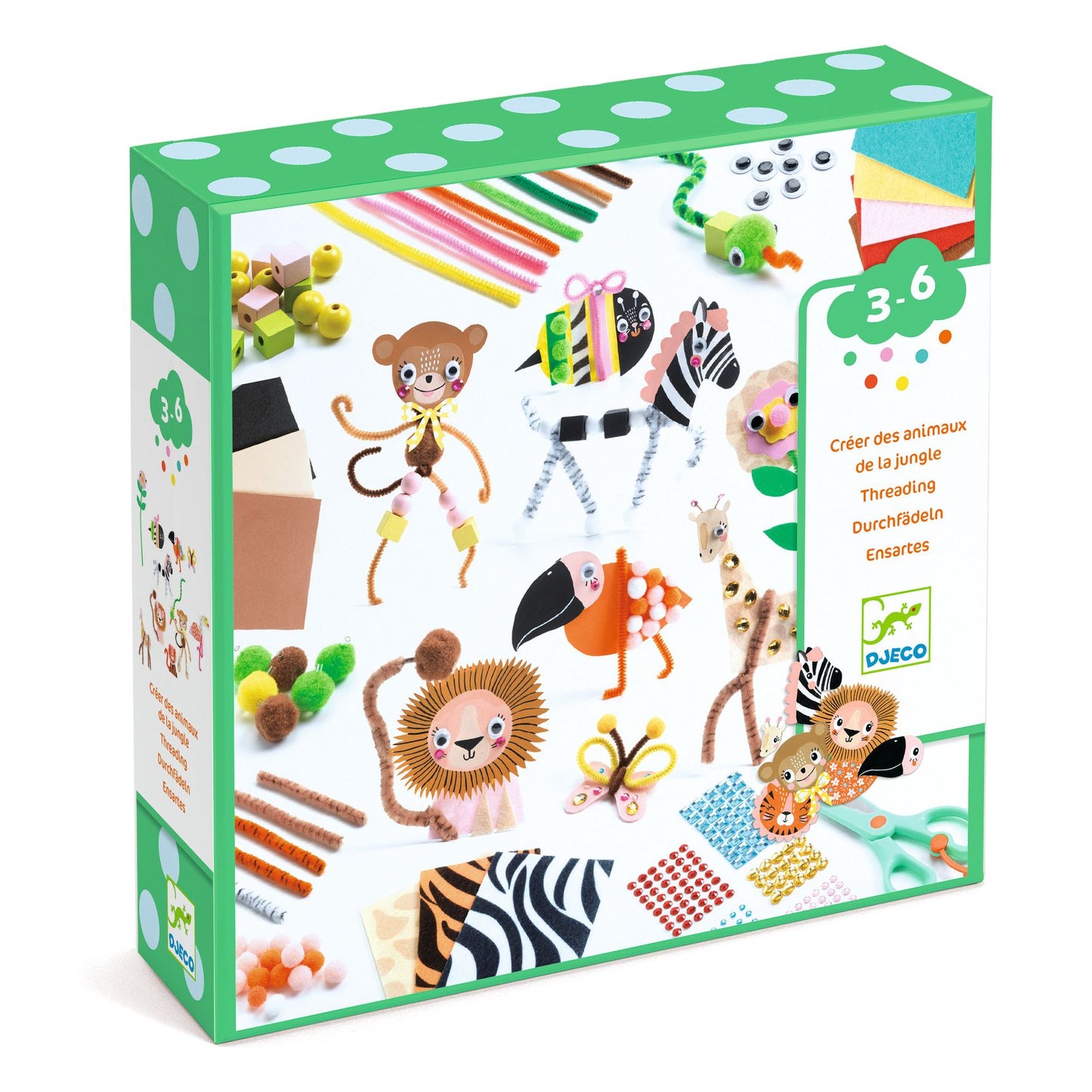 Jungle Animal Creation Box | Children's Art & Craft Kits