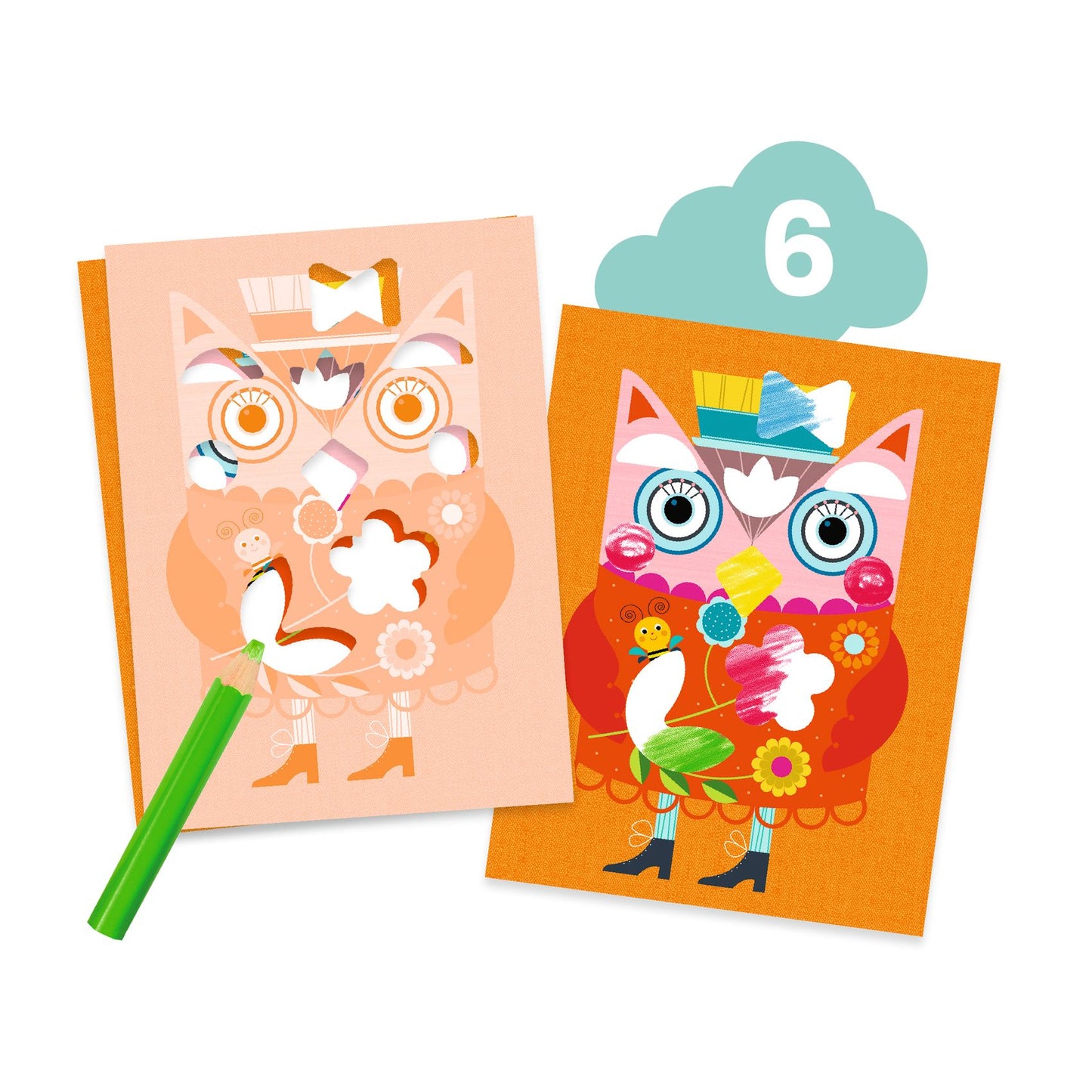 The Cat And His Friends - 6 Crafts Activity Pack | Children's Art & Craft Kits