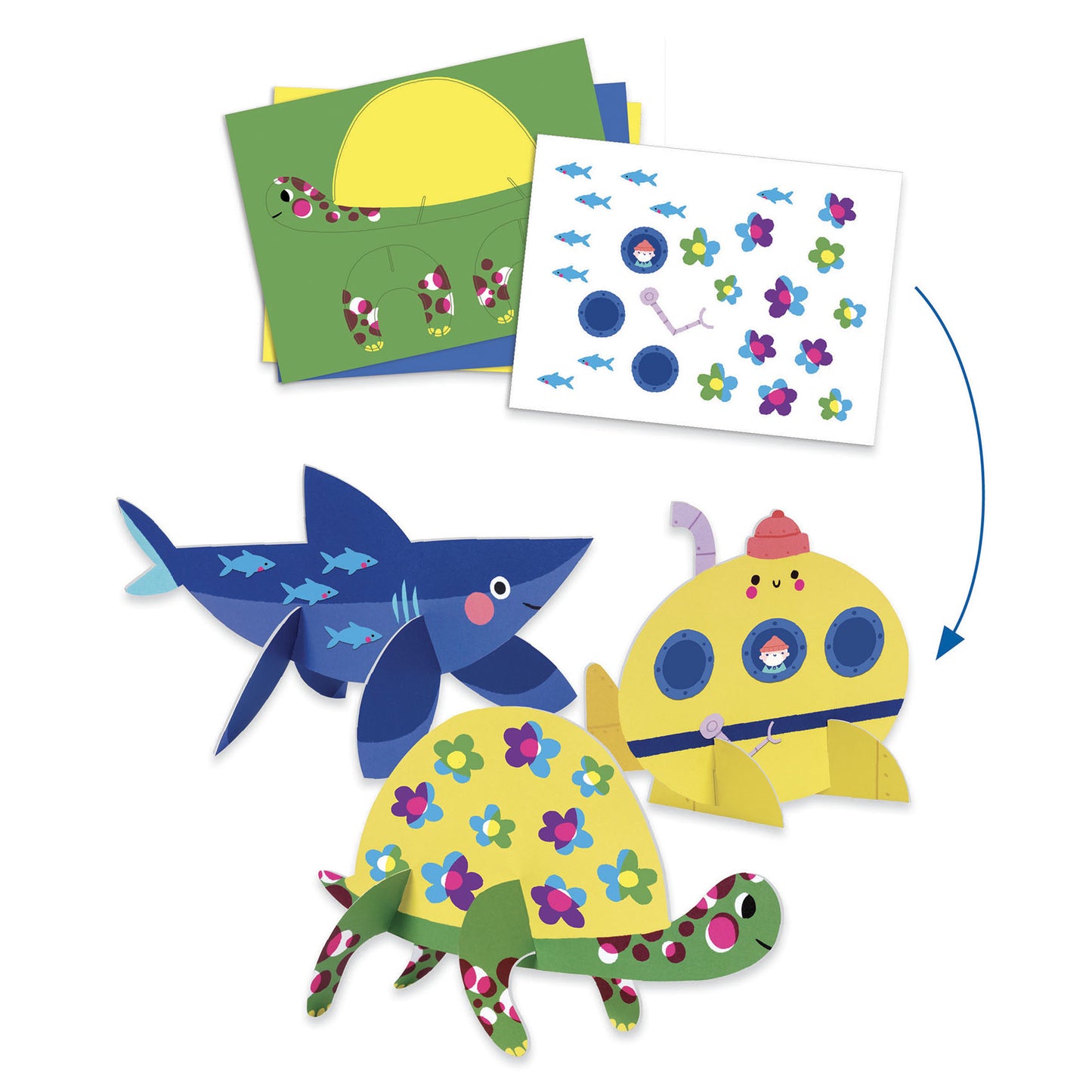 Seaside Delights - 6 Crafts Activity Pack | Children's Art & Craft Kits