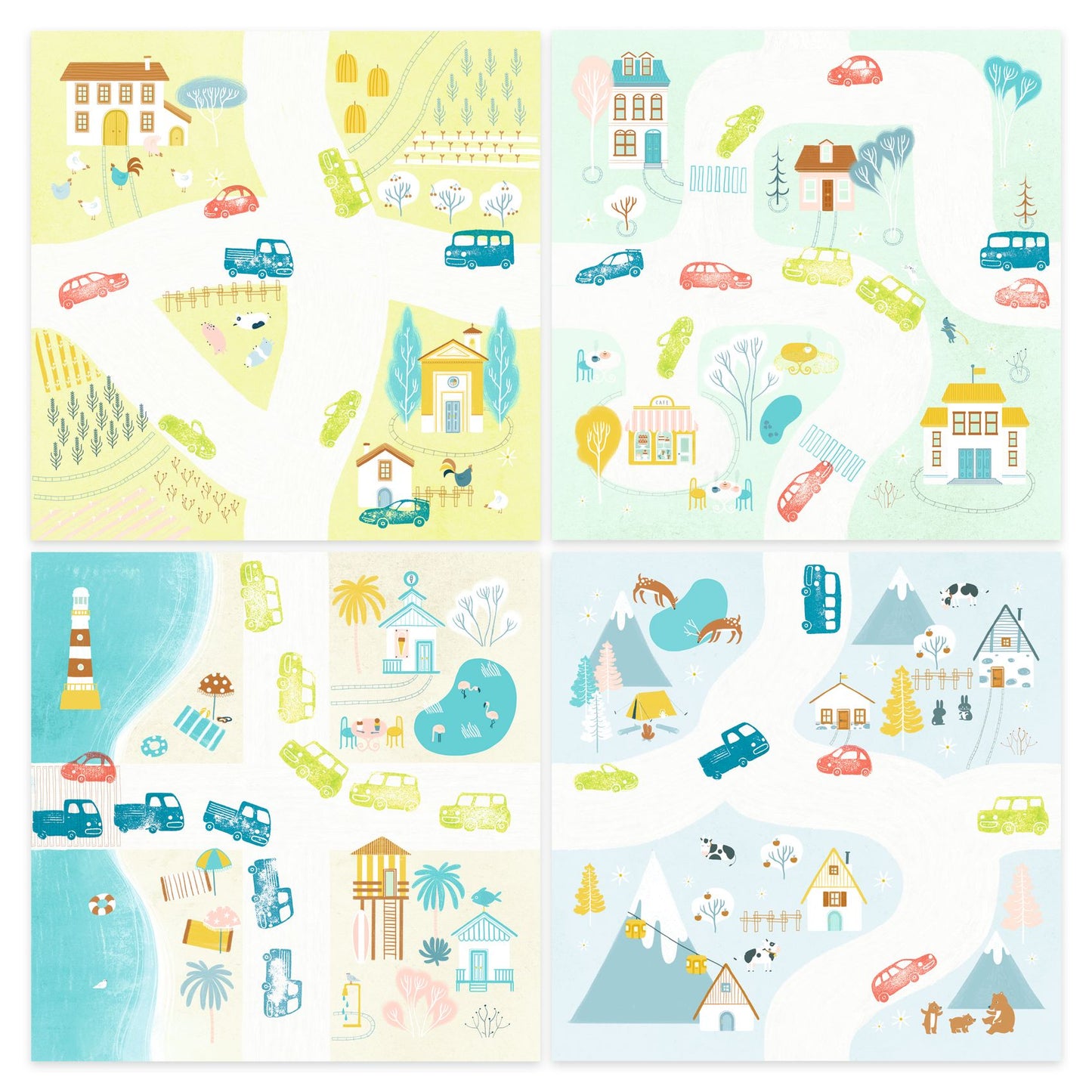 Traffic | Creativity Stamp Set for Kids