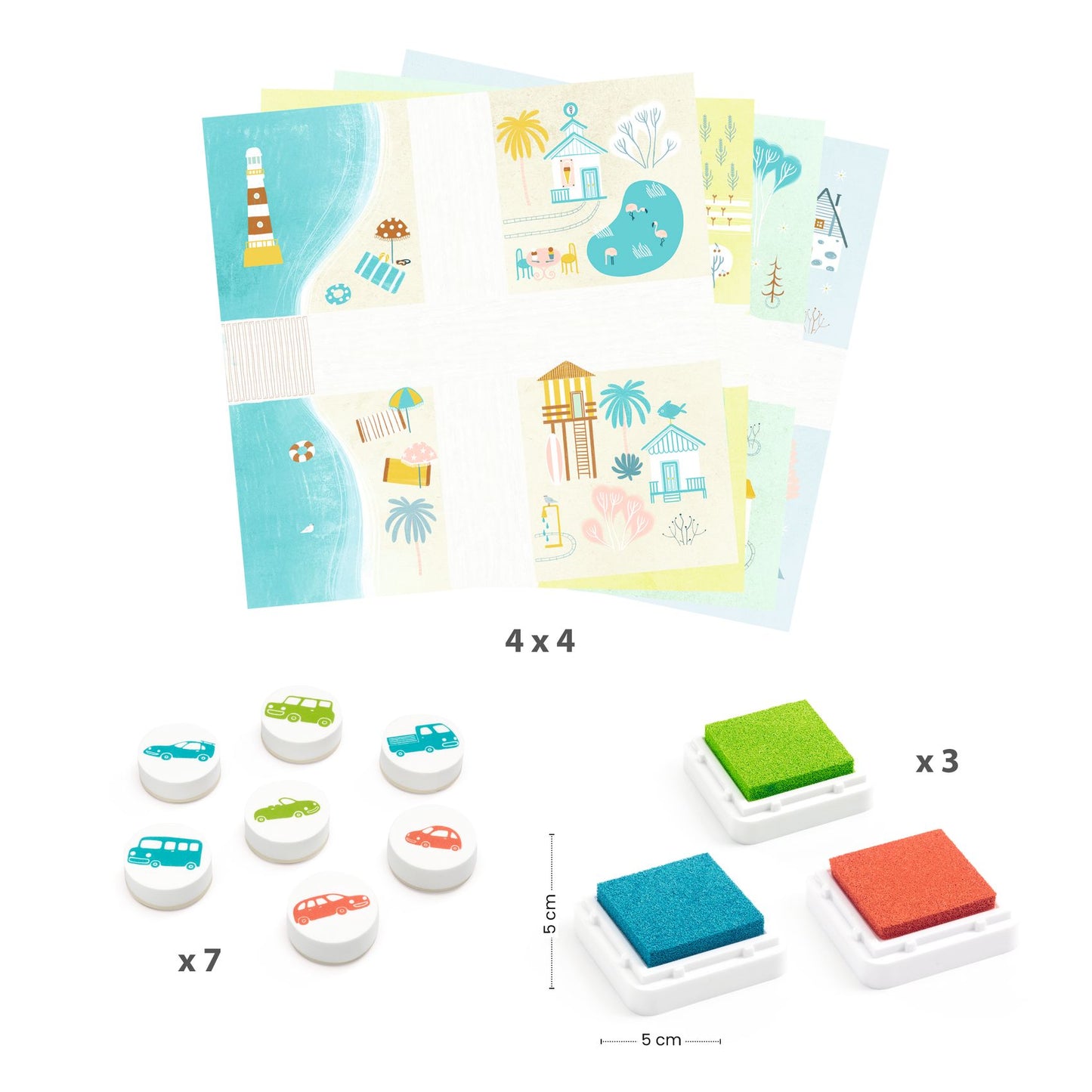 Traffic | Creativity Stamp Set for Kids