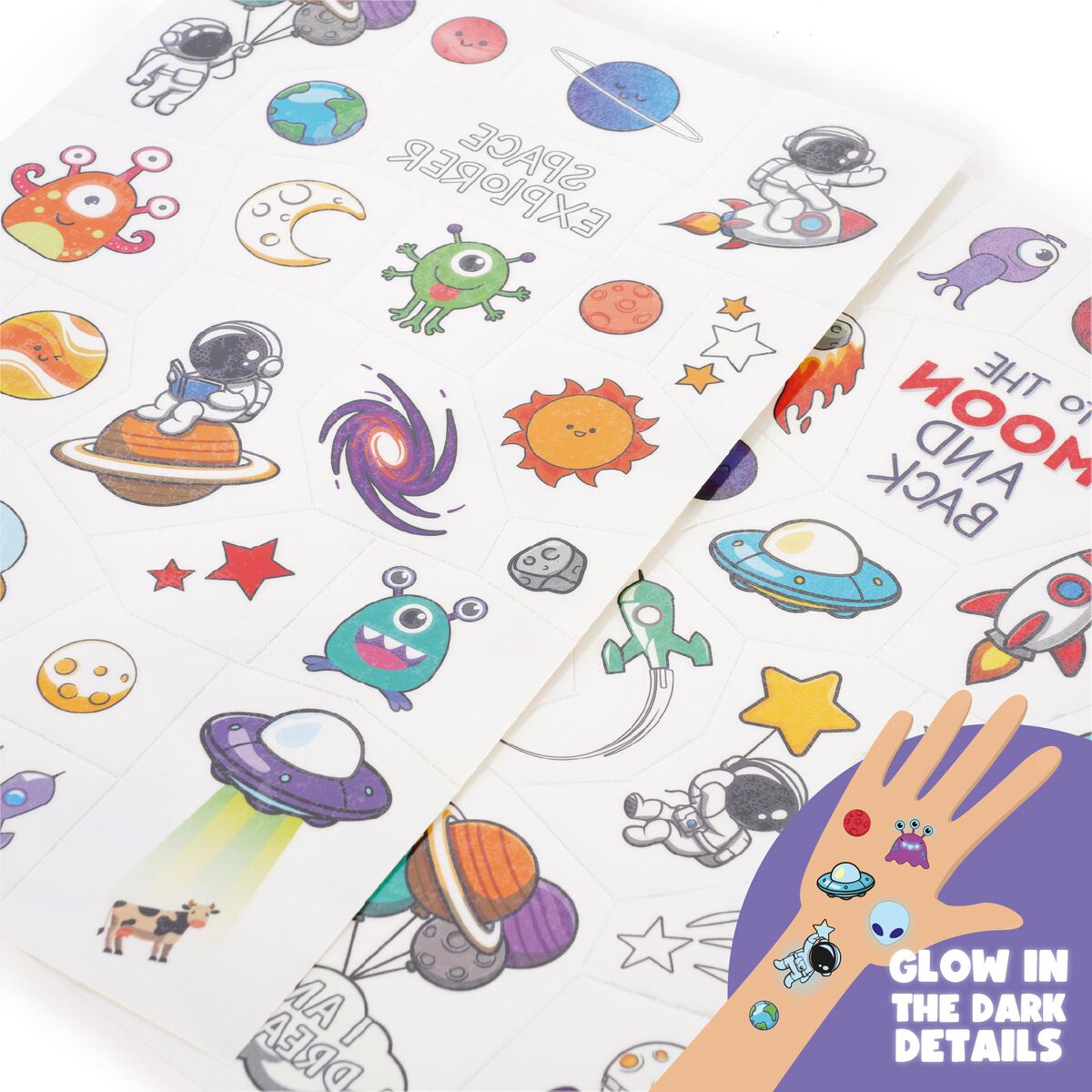 Space | Temporary Tattoos