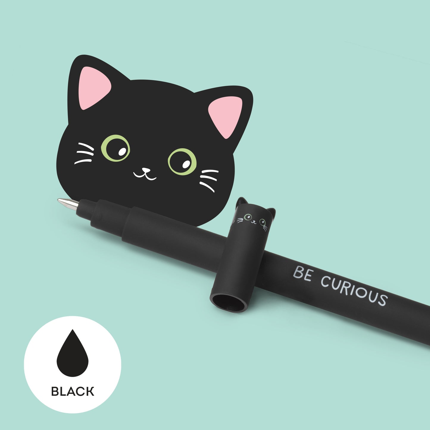 Kitty "Be Curious" | Erasable Gel Pen