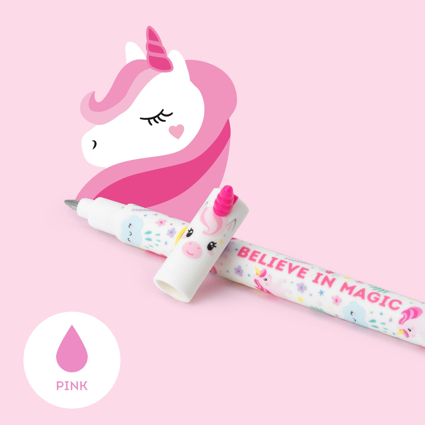 Unicorn "Believe in Magic" | Erasable Gel Pen