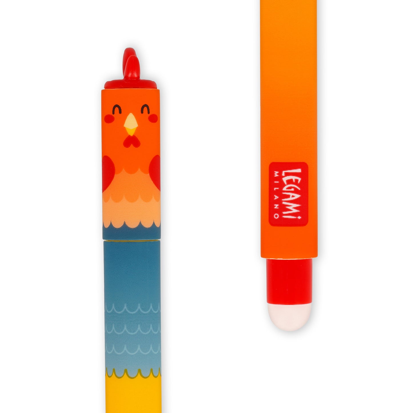 Cow + Piggy + Donkey + Rooster - Farm, Sweet Farm | 4 Erasable Gel Pens