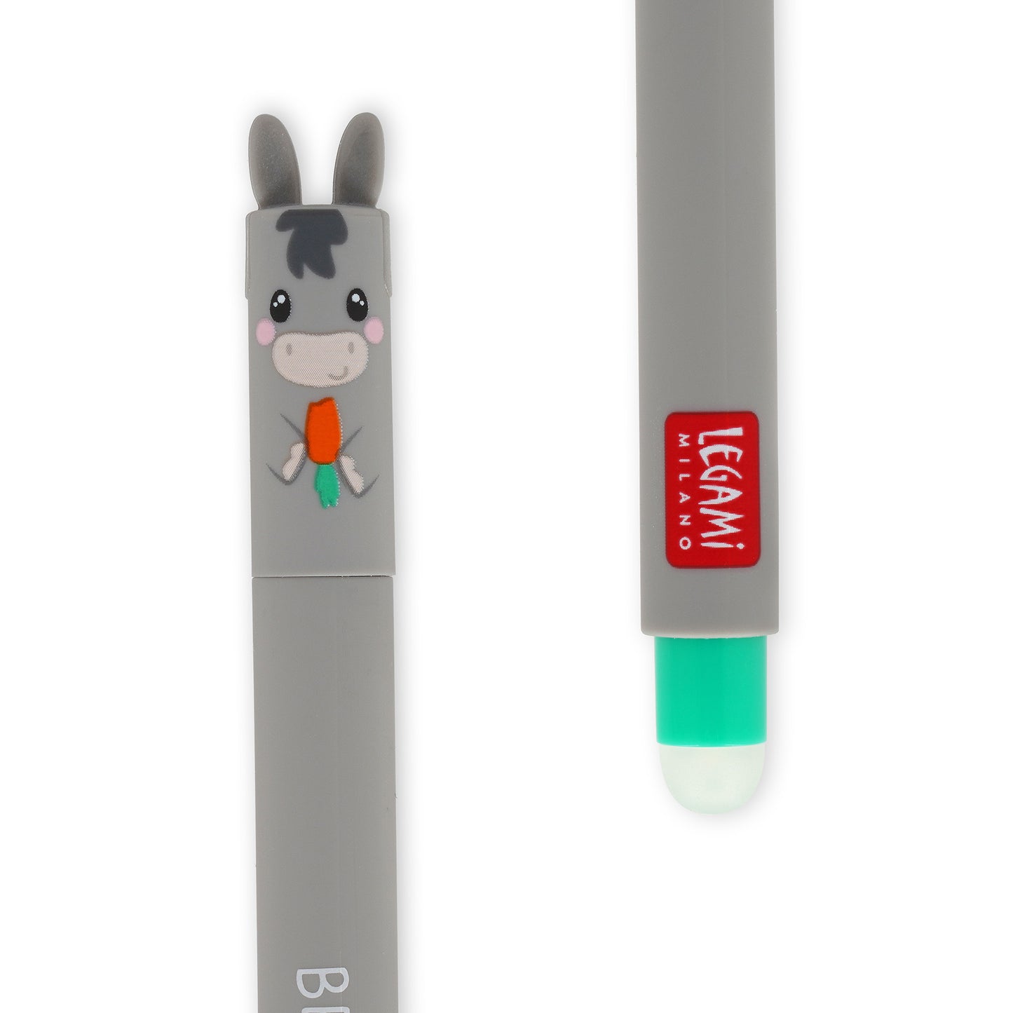 Cow + Piggy + Donkey + Rooster - Farm, Sweet Farm | 4 Erasable Gel Pens