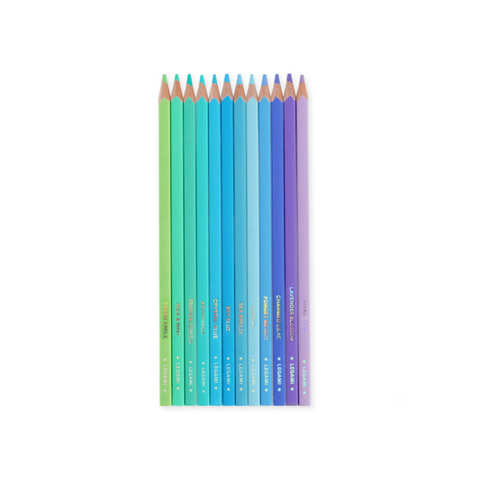 Ocean Palette | 12 Colouring Pencils | Colouring Pencil Set