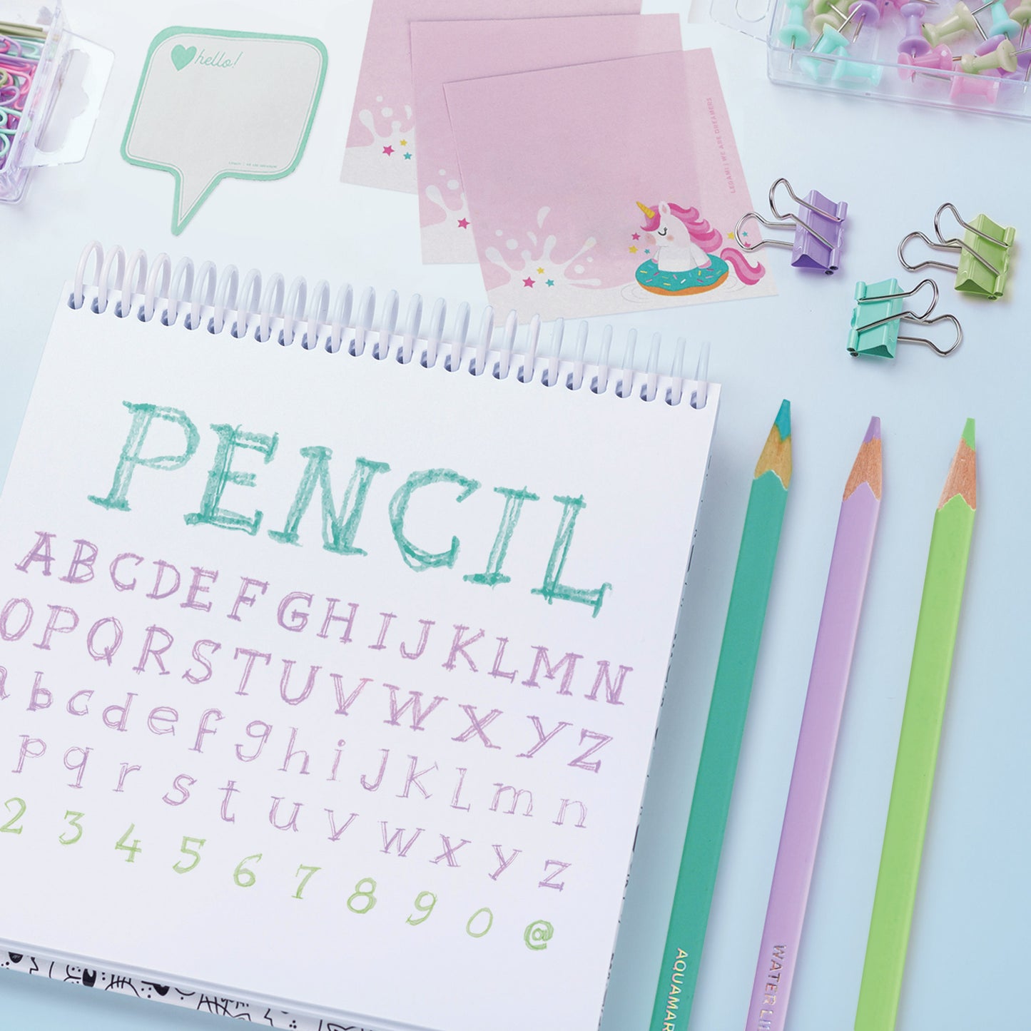 Ocean Palette | 12 Colouring Pencils | Colouring Pencil Set