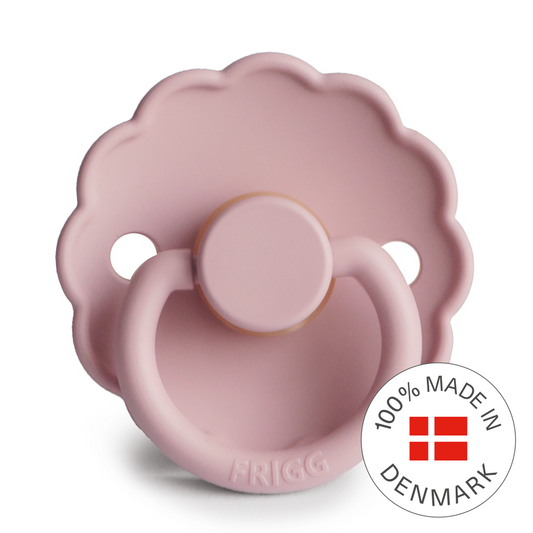 Baby Pink | Daisy | Round Latex Pacifier | Made in Denmark