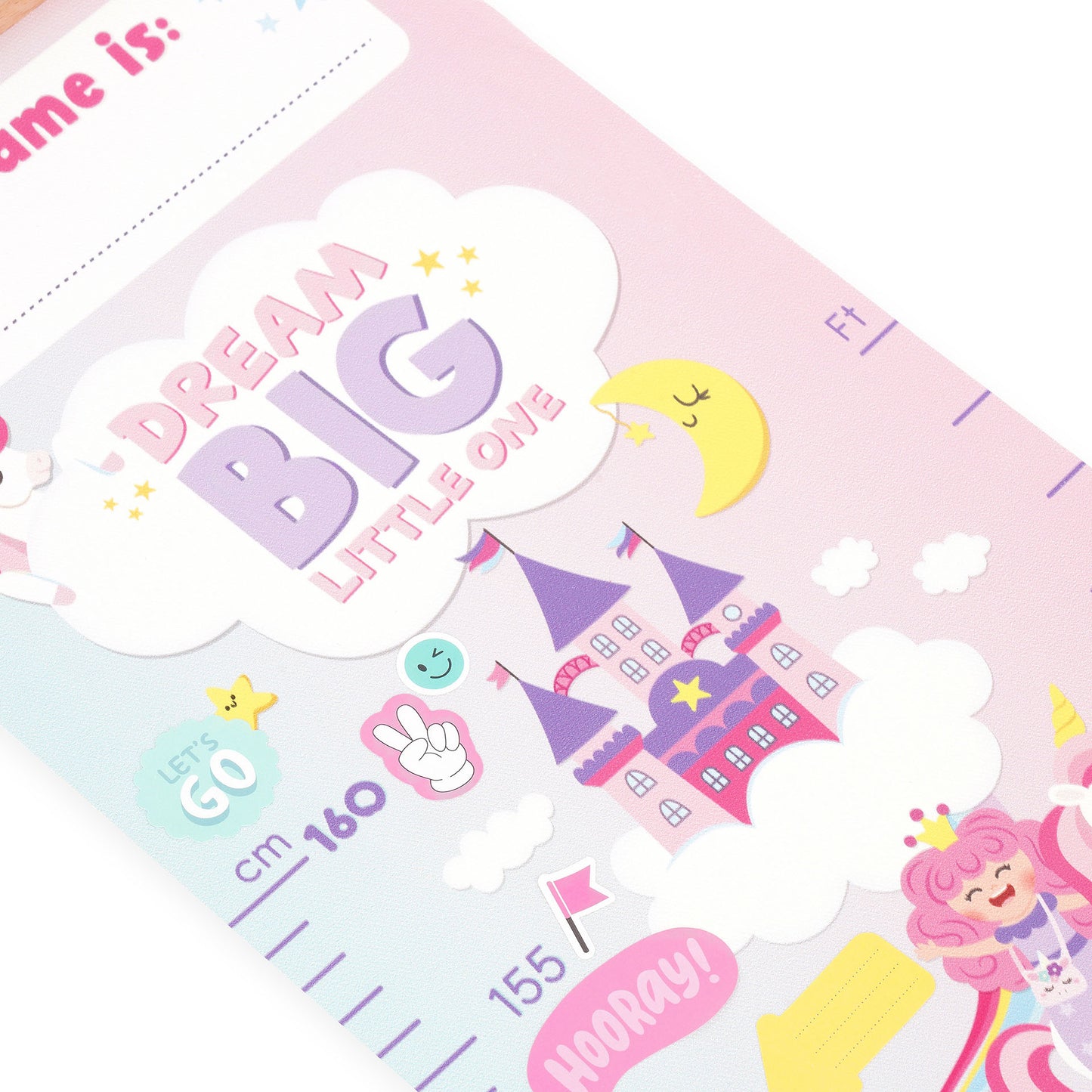 Unicorn | Wall-Hanging Height Chart | Growth Chart