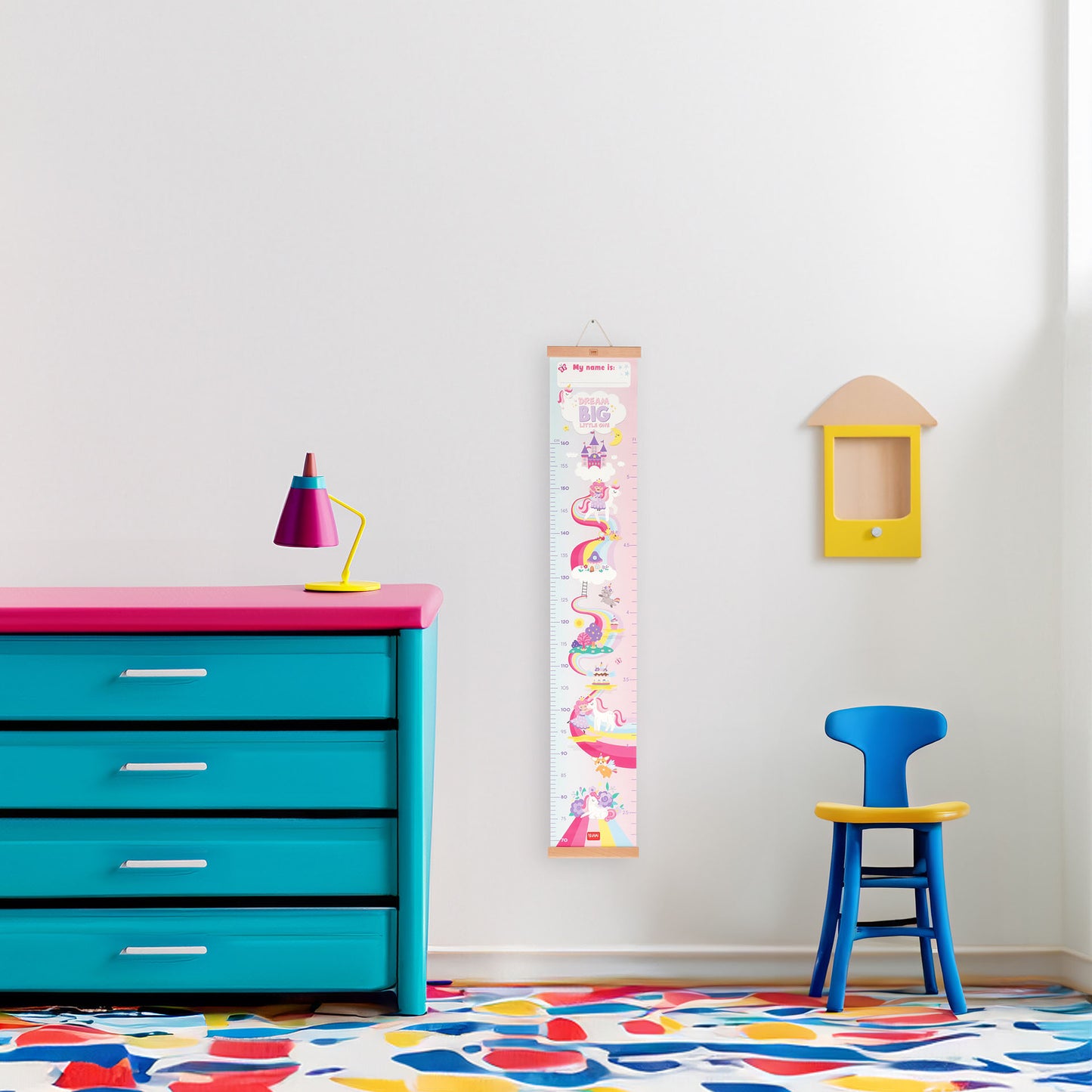 Unicorn | Wall-Hanging Height Chart | Growth Chart