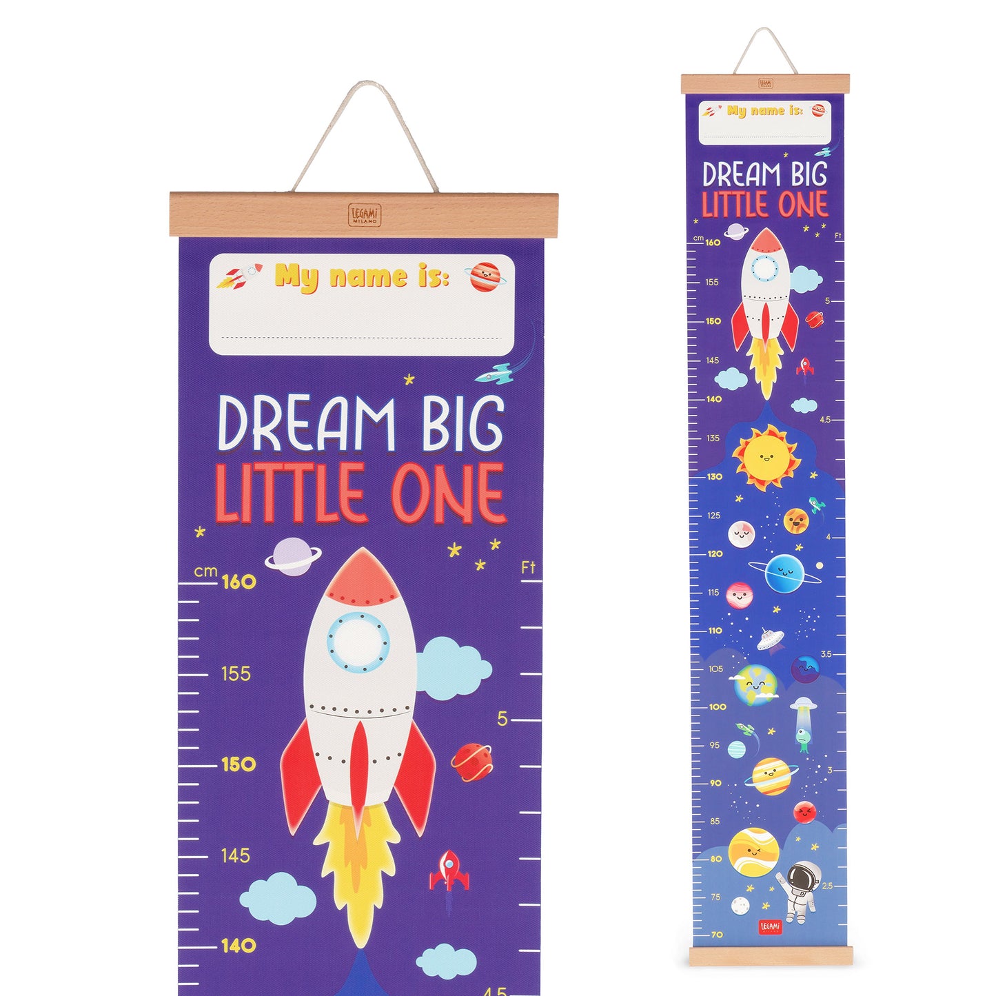 Space | Wall-Hanging Height Chart | Growth Chart
