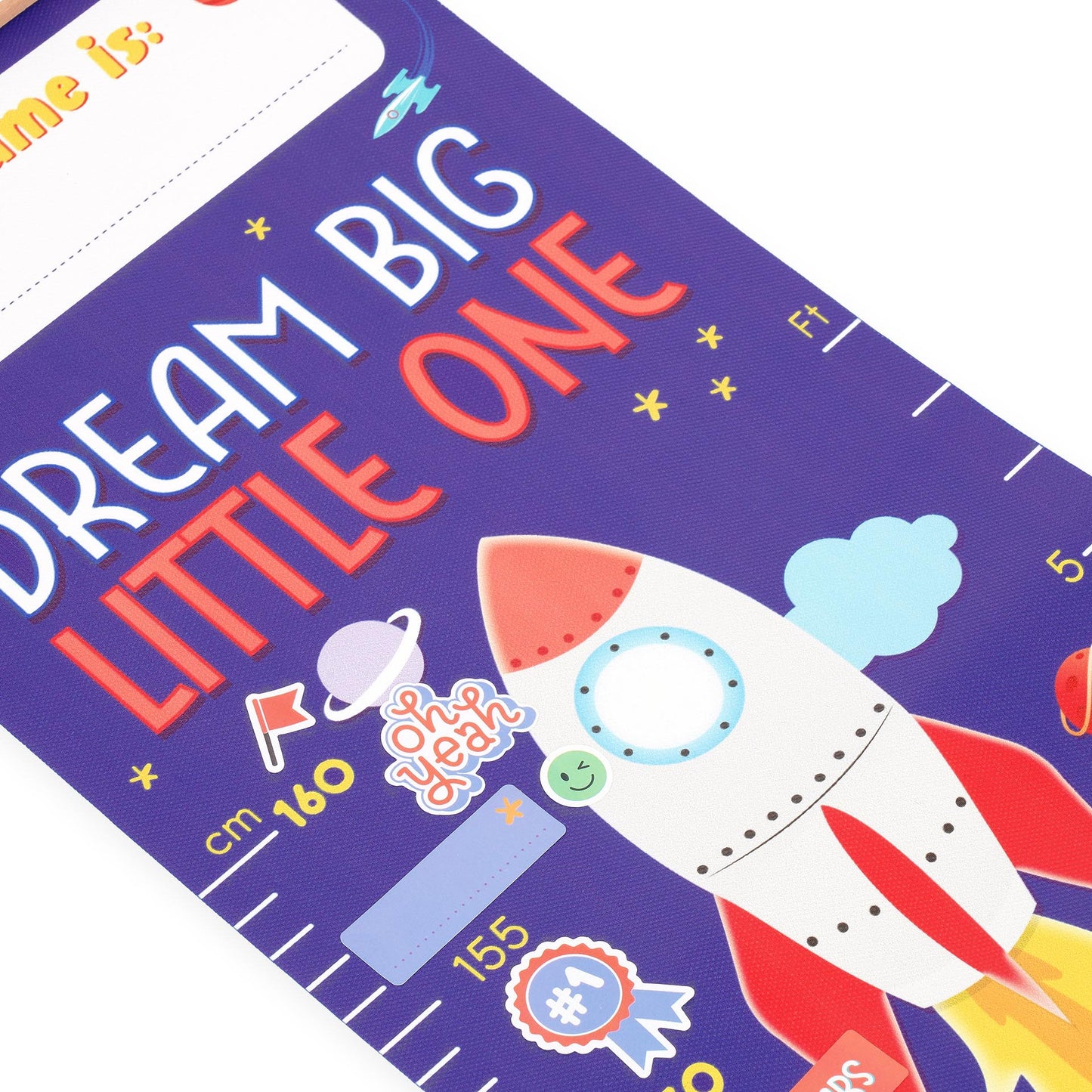 Space | Wall-Hanging Height Chart | Growth Chart