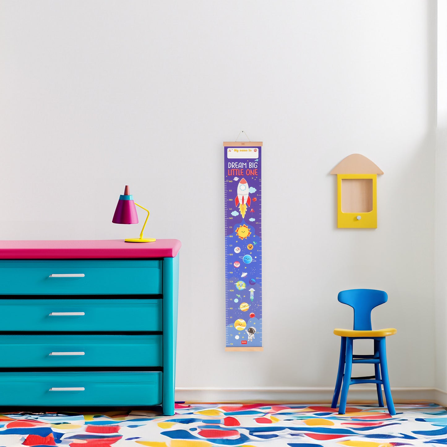 Space | Wall-Hanging Height Chart | Growth Chart