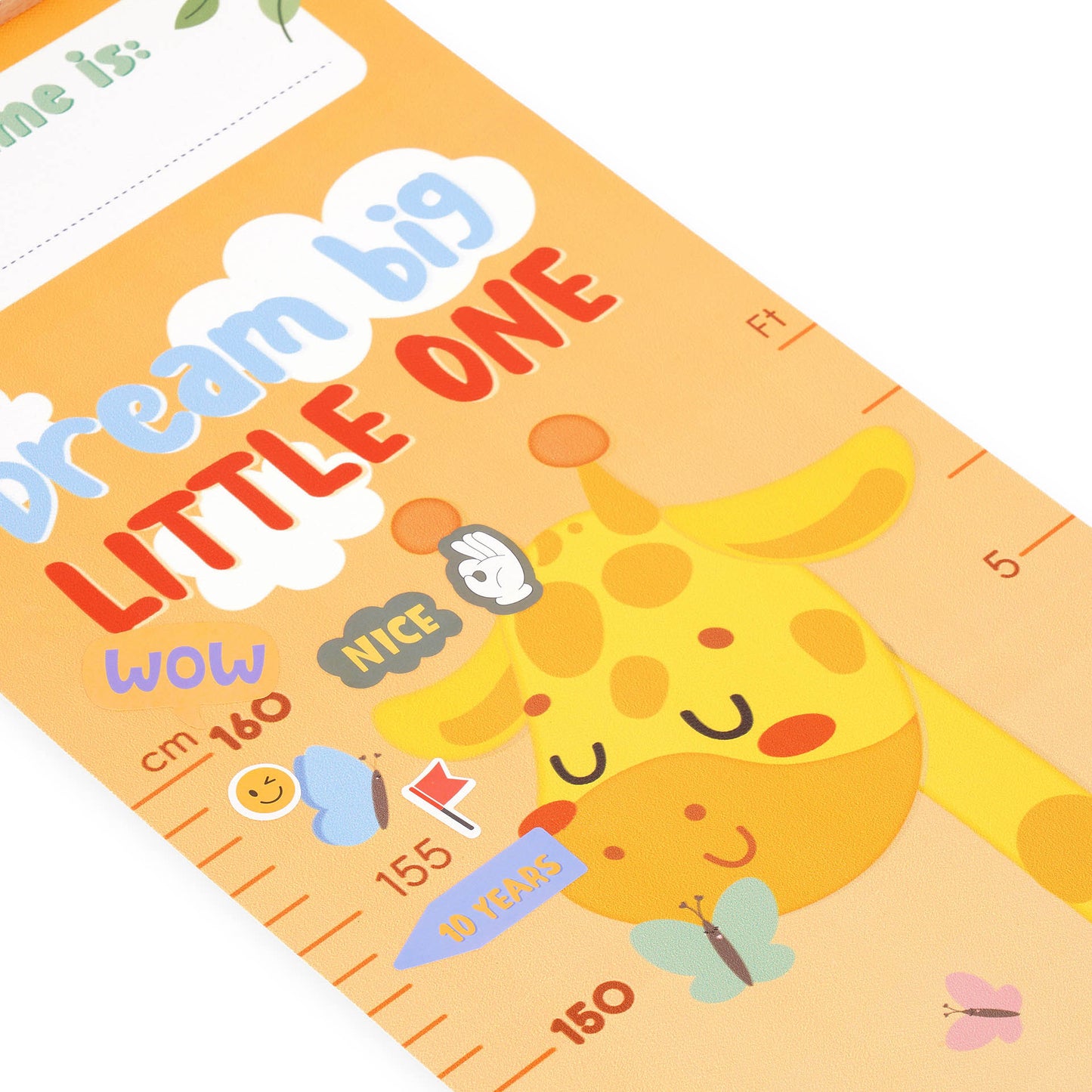 Giraffe | Wall-Hanging Height Chart | Growth Chart