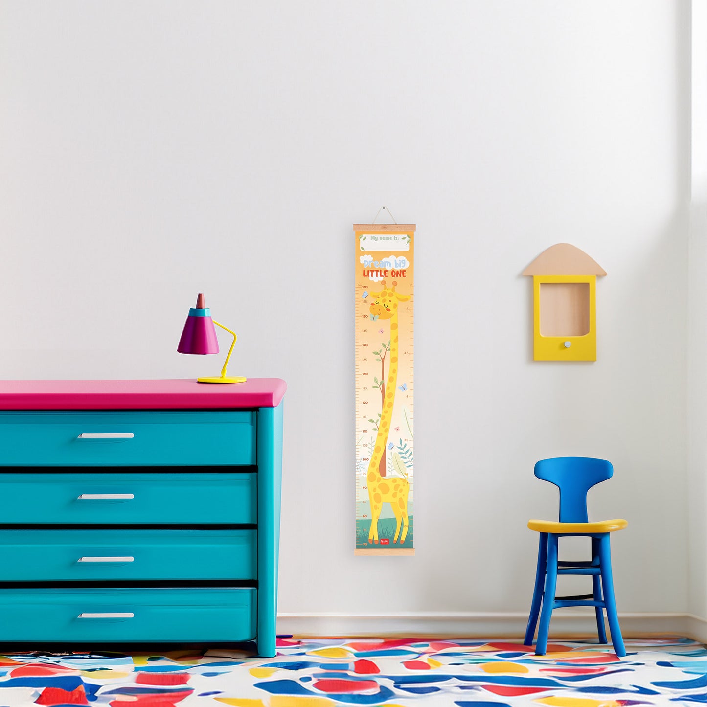 Giraffe | Wall-Hanging Height Chart | Growth Chart