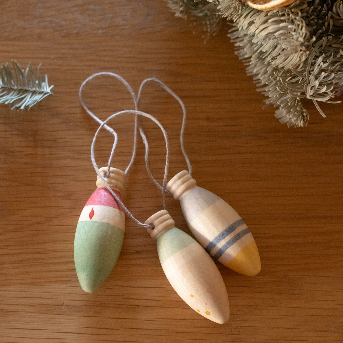 Winter Sparkles | Grapat Ornaments No. 6 | Wooden Home & Seasonal Decorations