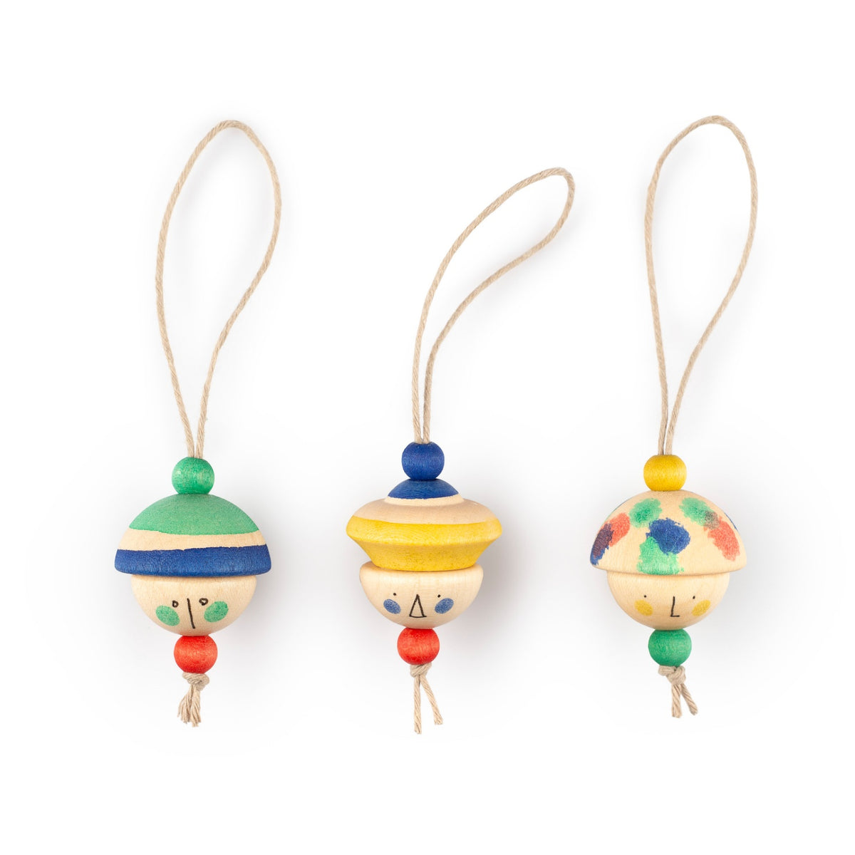 Kind Folks | Grapat Ornaments No. 8 | Wooden Home & Seasonal Decorations