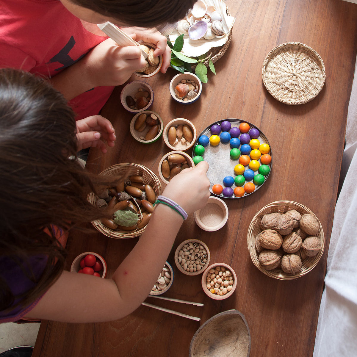 Bowls & Marbles | Wooden Toys for Kids | Open-Ended Play Set