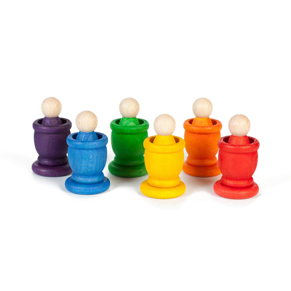 Nins, Mates & Coins | Loose Parts | Wooden Sorting & Stacking Toy