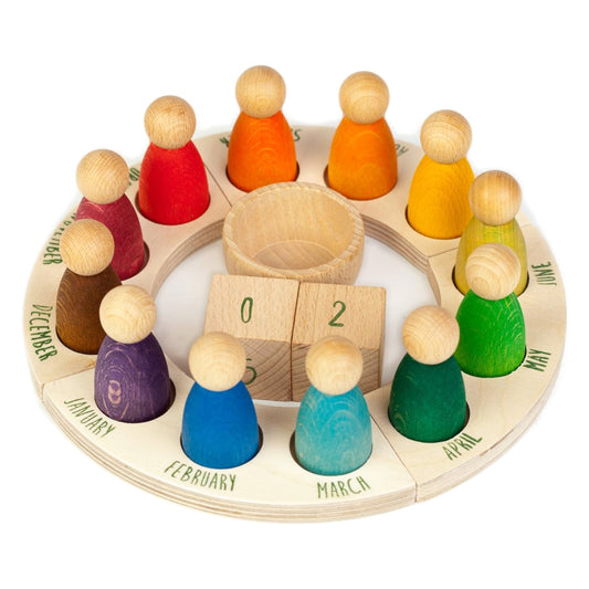 Perpetual Calendar | Wooden Toys for Kids | Open-Ended Play