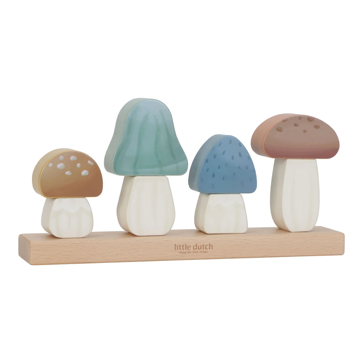 Mushrooms Stacker Forest Friends | Wooden Toy for Creative Play & Nursery Decor