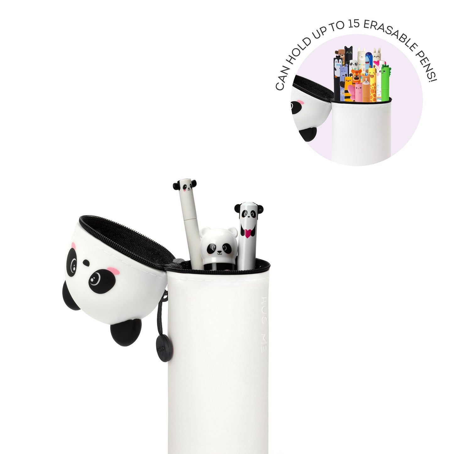 Panda "Hug Me" | 2-In-1 Silicone Pencil Case