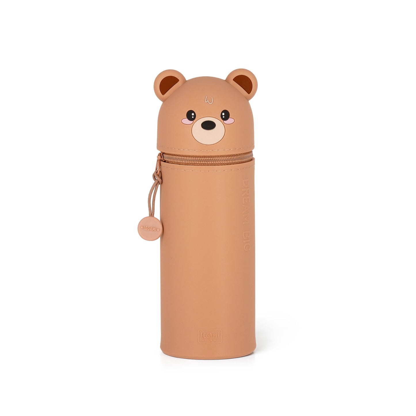 Teddy Bear "Dream Big" | 2-In-1 Silicone Pencil Case