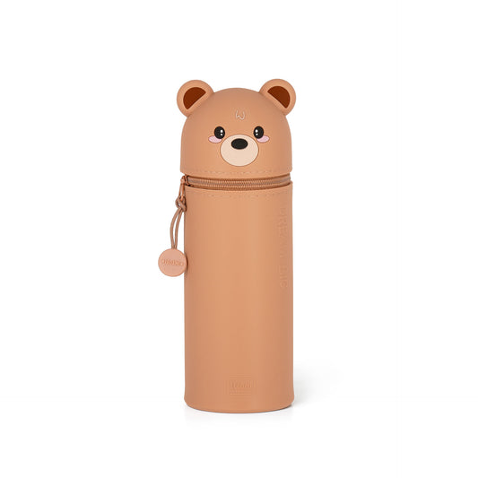 Teddy Bear "Dream Big" | 2-In-1 Silicone Pencil Case