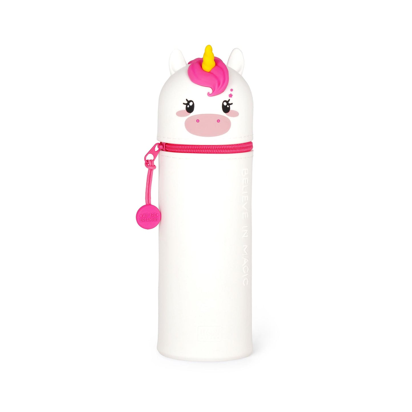 Unicorn "Believe in Magic" | 2-In-1 Silicone Pencil Case