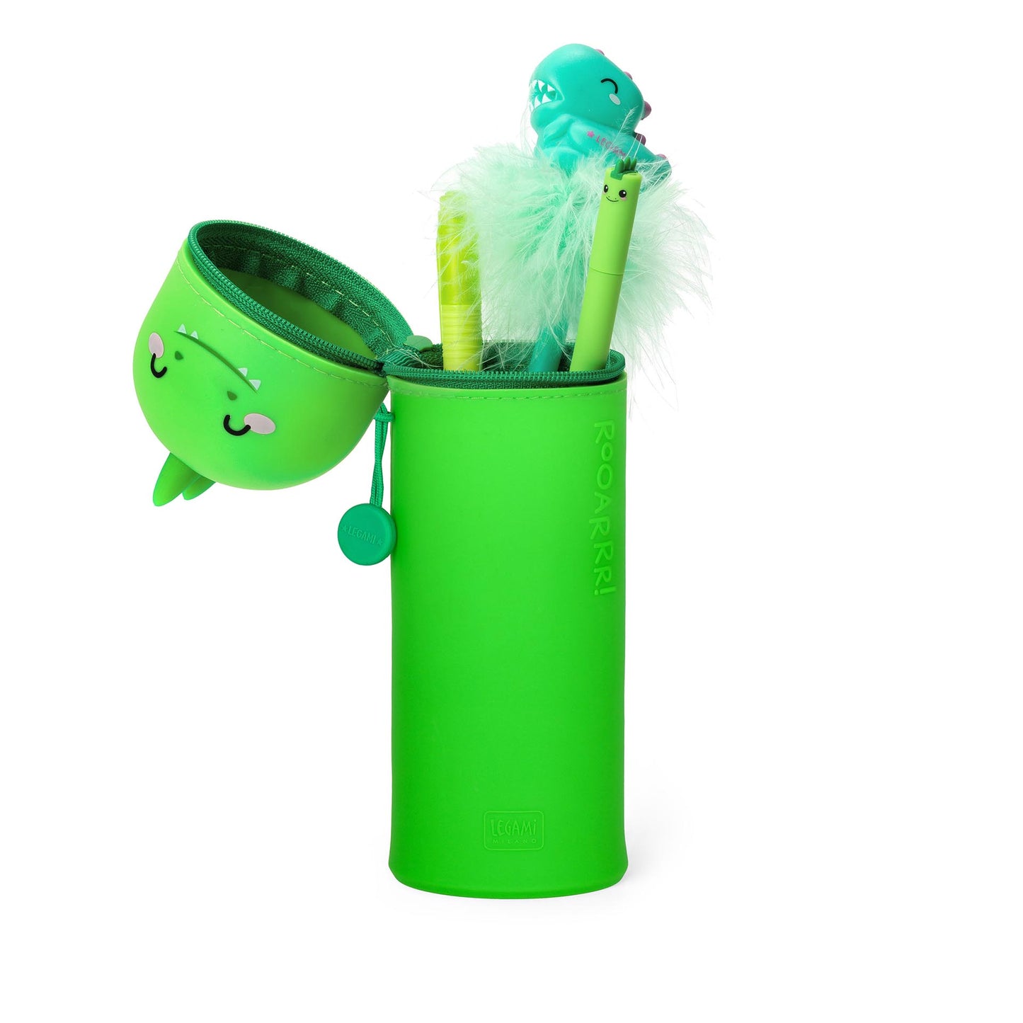 Dino "Roooarr" | 2-In-1 Silicone Pencil Case