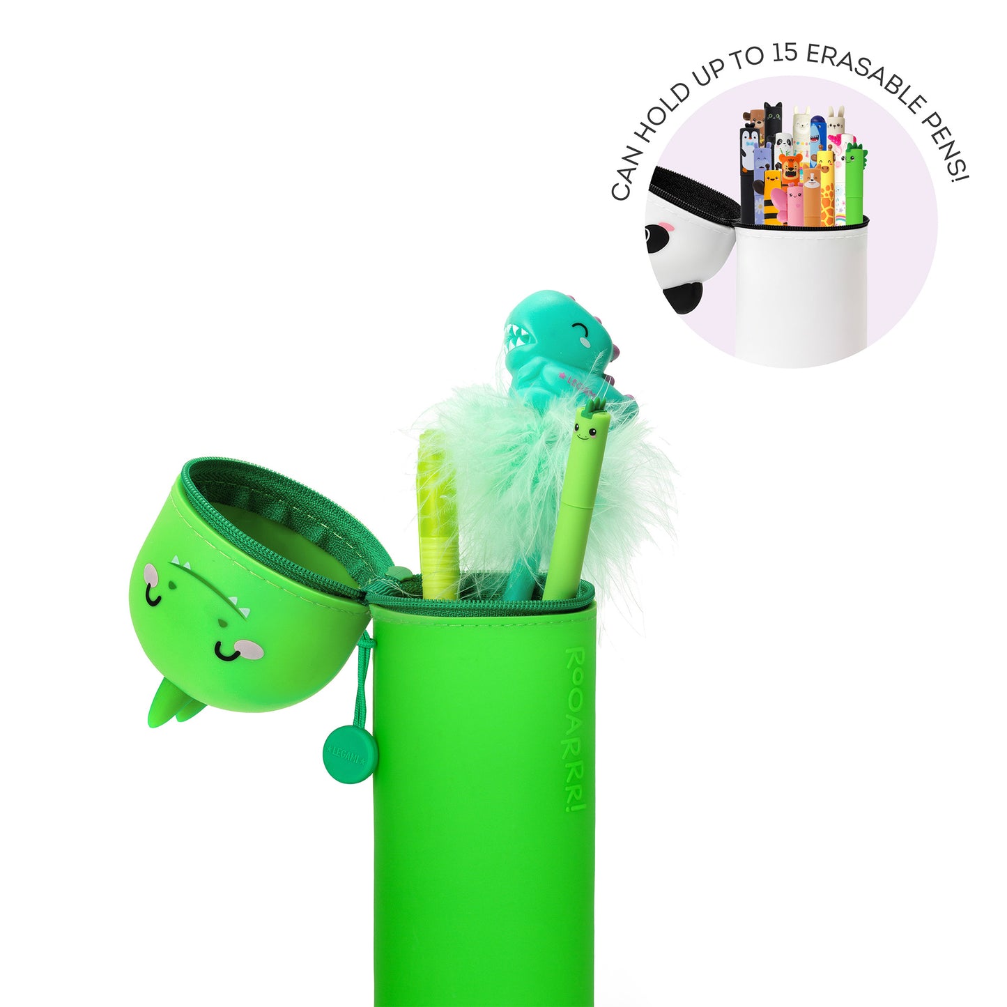 Dino "Roooarr" | 2-In-1 Silicone Pencil Case