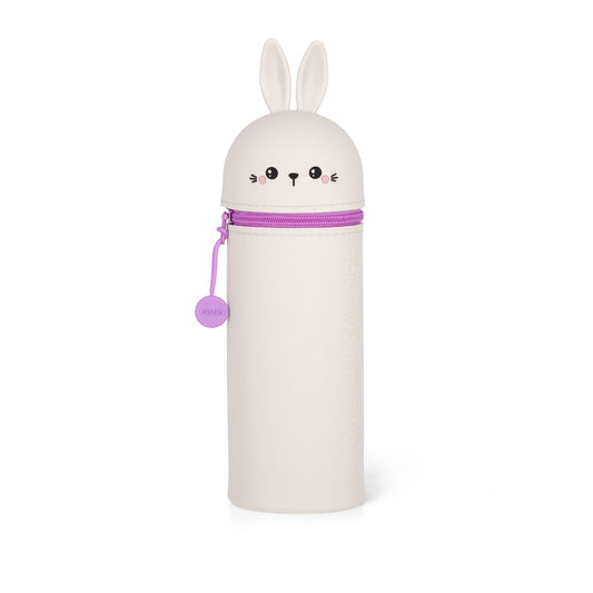 Bunny "Don't Worry Be Hoppy" | 2-In-1 Silicone Pencil Case