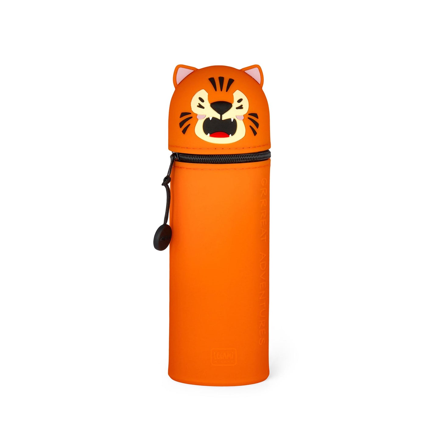 Tiger "Grrreat Adventures" | 2-In-1 Silicone Pencil Case