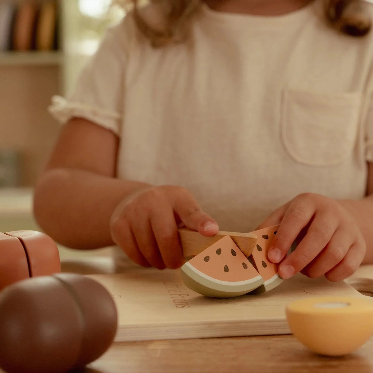 Wooden Slicing Fruit | Wooden Pretend Play Toy