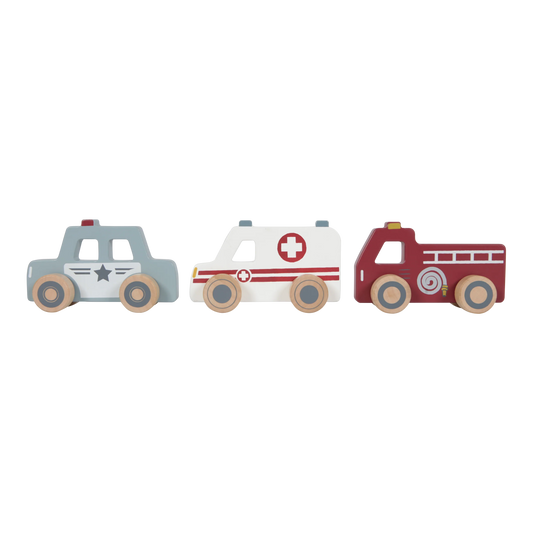 Emergency Service Vehicles | Wooden Imaginative Play Toys
