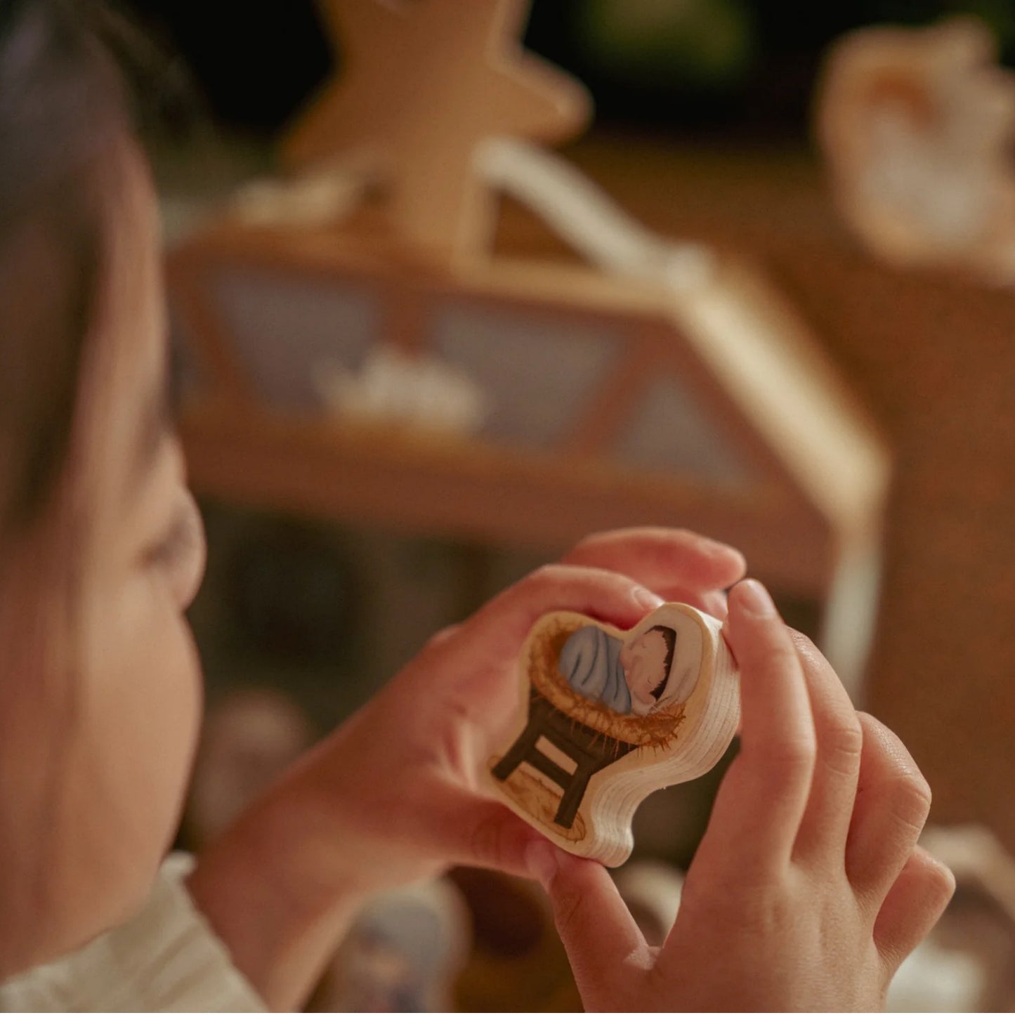 Nativity Scene | Wooden Home & Seasonal Decoration