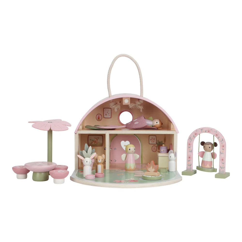 Doll's House Fairy Garden | Wooden Toy Set for Imaginative Play