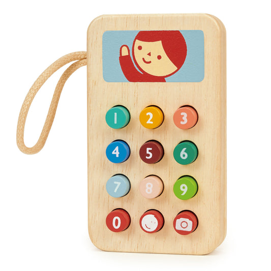 Mobile Phone | Wooden Pretend Play Toy For Kids