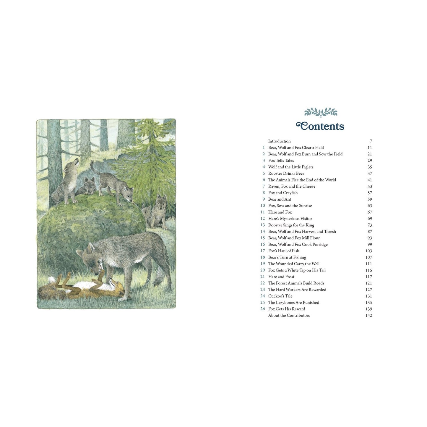 An Illustrated Collection of Nordic Animal Tales | Hardcover | Children's Book