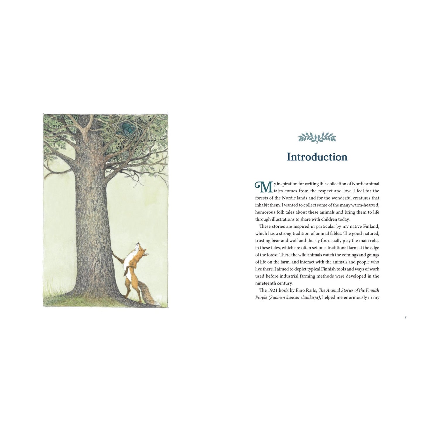 An Illustrated Collection of Nordic Animal Tales | Hardcover | Children's Book