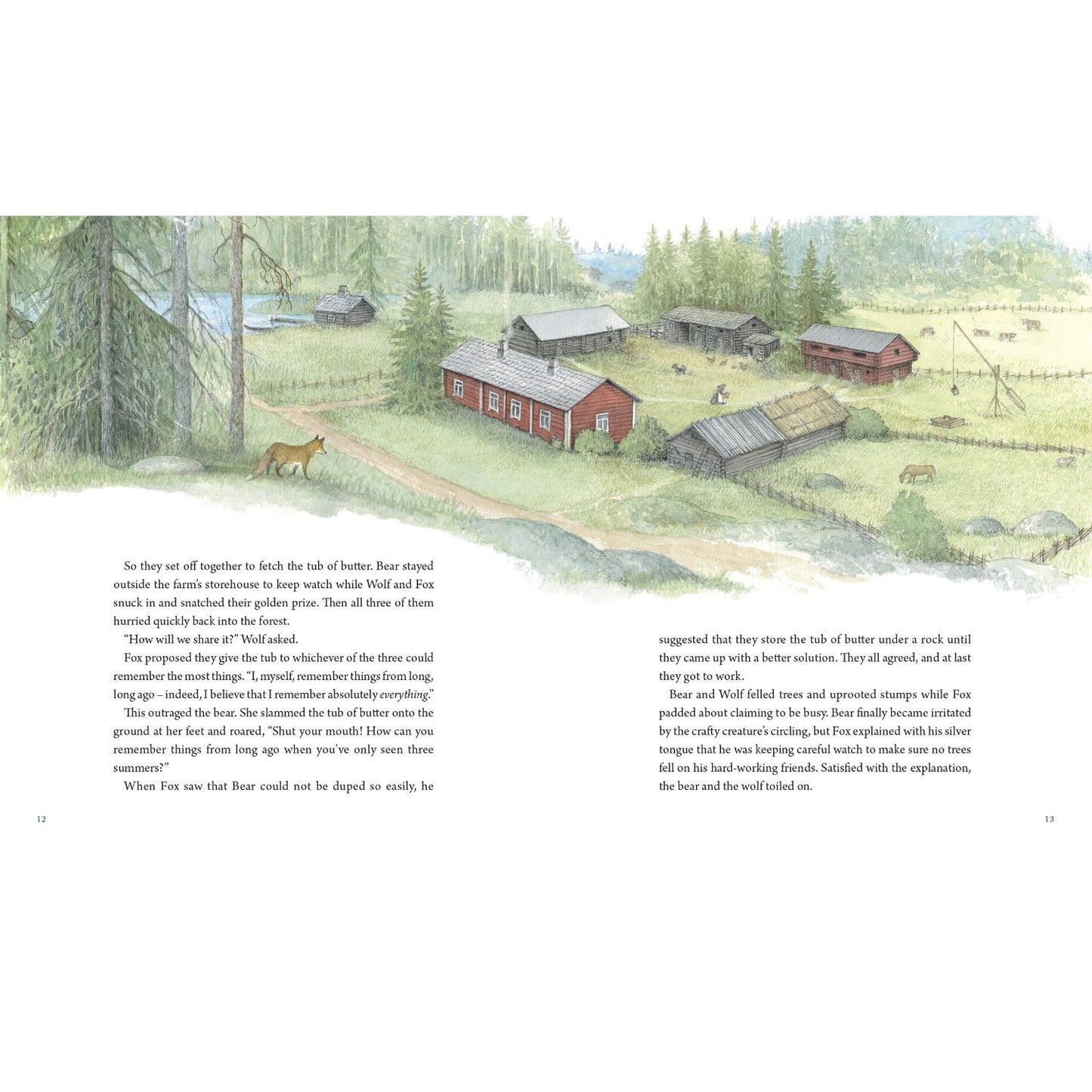 An Illustrated Collection of Nordic Animal Tales | Hardcover | Children's Book