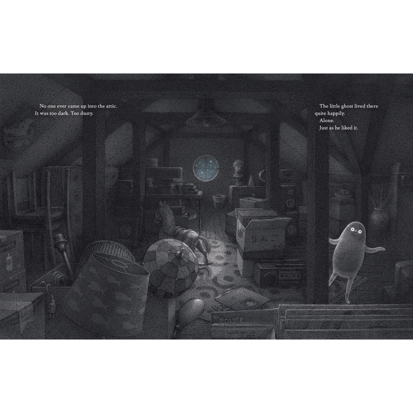 The Grumpy Ghost Upstairs | Hardcover | Children's Book on Feelings & Emotions