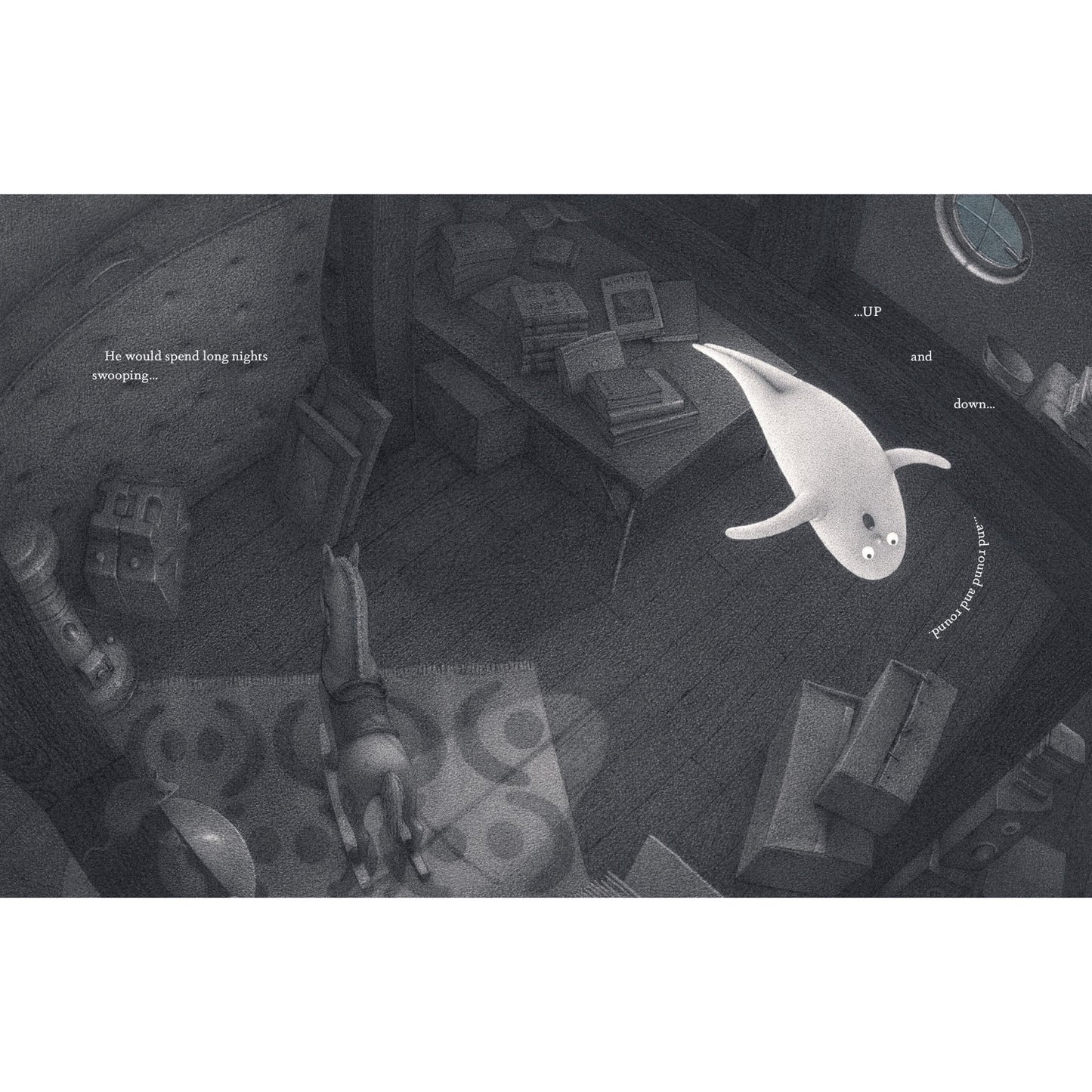 The Grumpy Ghost Upstairs | Hardcover | Children's Book on Feelings & Emotions