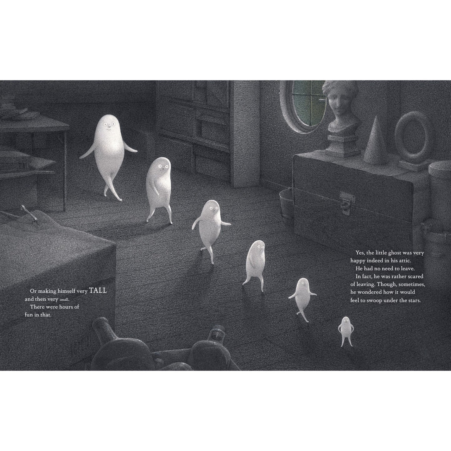 The Grumpy Ghost Upstairs | Hardcover | Children's Book on Feelings & Emotions