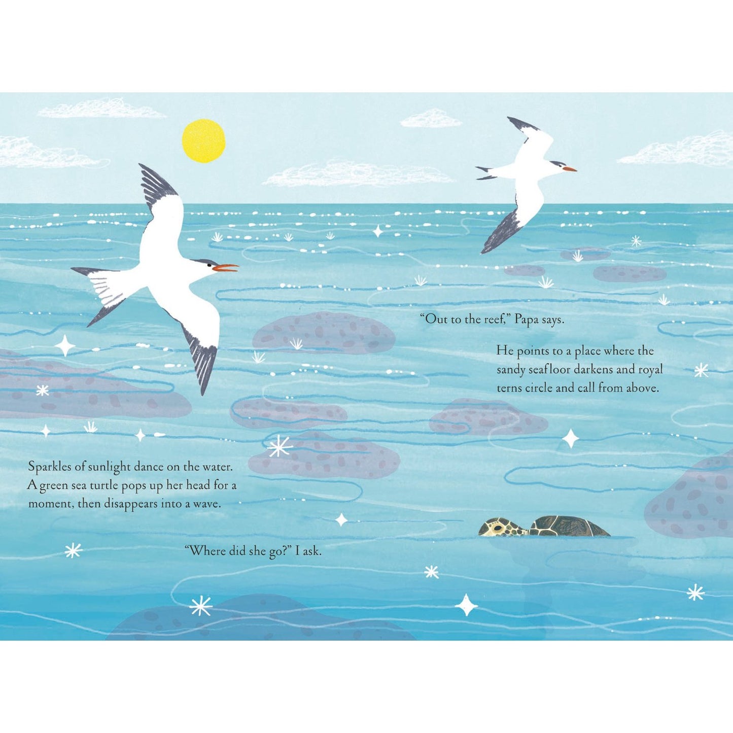 Over and Under the Coral Reef | Hardcover | Children's Book on Nature